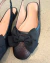Slingback Nobuck Glow Preto - Loulou Shoes