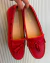 Mocassim Couro Vermelho - comprar online