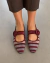 Ballerine Olivia Tiras Bordô - Loulou Shoes