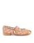 Sapatilha Boneca Bordado em Tela Bronze - comprar online
