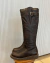 Bota Cano Alto Couro Chocolate - comprar online