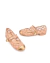 Sapatilha Boneca Bordado em Tela Bronze - Loulou Shoes