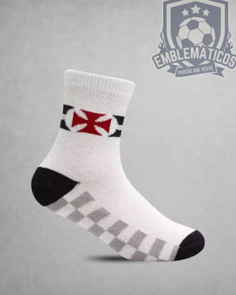 Kit Meia Infantil 2 Pares Vasco