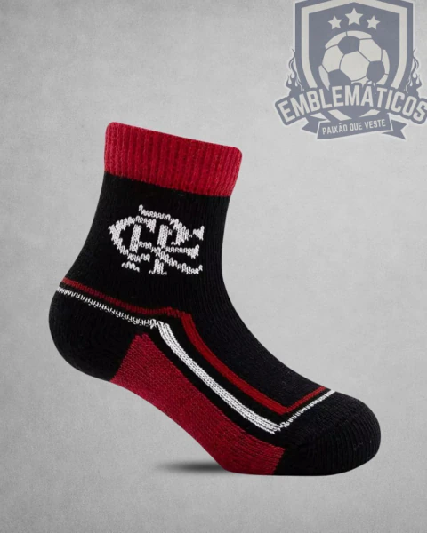 Kit Meia Baby 2 Pares Flamengo