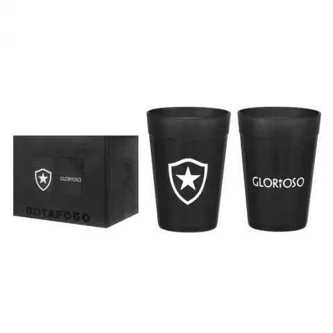 Copo Americano Prime Botafogo 190ml Com 2 Unidades - comprar online