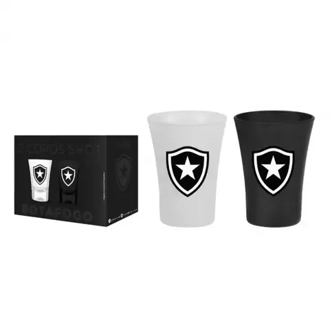 Copo Shot Prime Botafogo 60ml Com 2 Unidades - comprar online