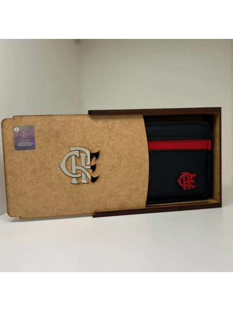 Carteira Rubro-Negra com Caixa Flamengo - comprar online