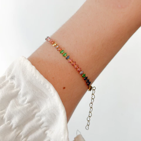 Pulseira Riviera Navete Color 2.1g
