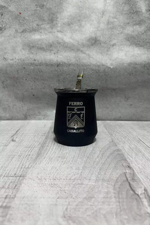 Mate + Bombilla Ferro