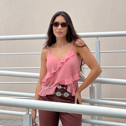 Blusa babados