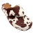 FLATFORM DE DEDO FEMININA ZARDOT VACA OFF WHITE MARROM na internet