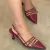 SCARPIN SLINGBACK ZABUMBA VERNIZ FIVELAS
