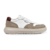SAPATÊNIS SNEAKER FERRACINI MASCULINO BRANCO E AREIA ENERGY COURO - comprar online
