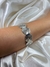 Bracelete prata entrelaçado delicado - comprar online