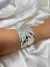 Bracelete folha prata