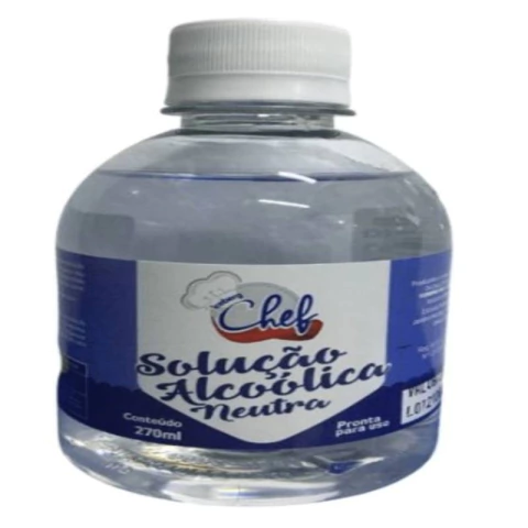 SOLUCAO ALCOOLICA NEUTRA 270 ML - 01 UNIDADE