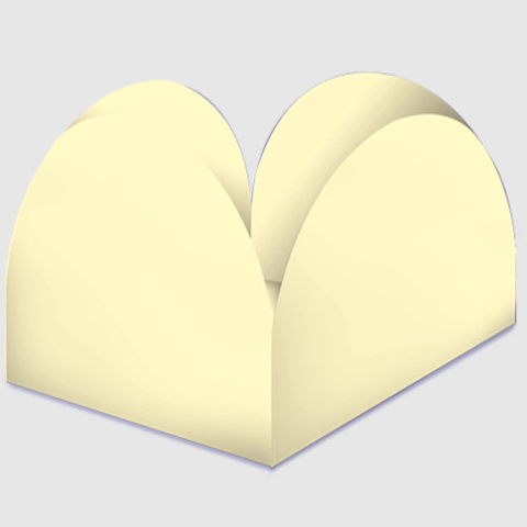 FORMAS PARA DOCE 4 PÉTALAS LIVE COLORS AMARELO CANDY C/40 UNIDADES - 01 UNIDADE