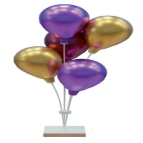 GRIN HOLDER PREMIUM MDF BRANCO PEQUENO C/05 HASTES