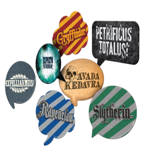 KIT PLACAS HARRY POTTER - 09 UNIDADES