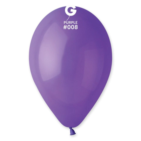 BALÃO GEMAR 10" PURPLE C/50 UNIDADES - 01 UNIDADE