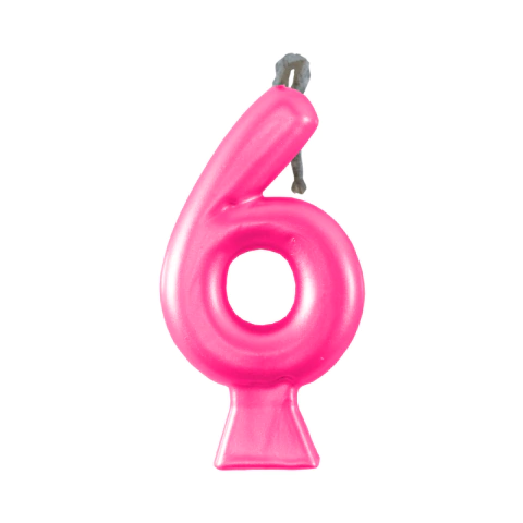 VELA METALLIC PINK N° 6 - 01 UNIDADE