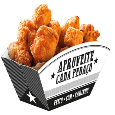 BANDEJA CANOA FRASES BRANCO E PRETO - 50 UNIDADES