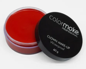 CLOWN MAKEUP VERMELHO 60G - 01 UNIDADE