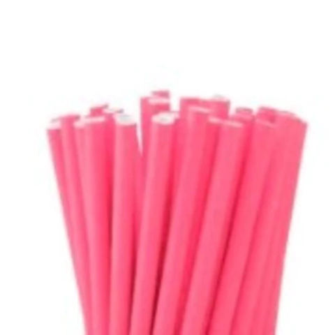 CANUDO LISO ROSA C/12 UNIDADES - 01 UNIDADE