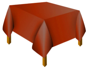 TOALHA PEROLADA 80 X 80 CM MARROM COM 10 UNIDADES - 01 UNIDADE