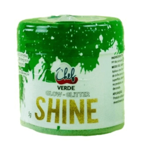 GLITTER GLOW SHINE VERDE 5G - 01 UNIDADE