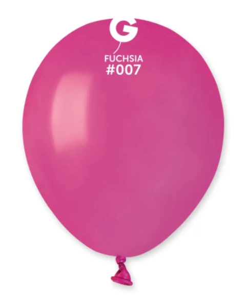 BALÃO GEMAR 5" FUCHSIA C/100 UNIDADES - 01 UNIDADE