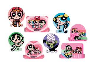 DECORAÇÃO DE MESA MENINAS SUPERPODEROSAS ESPECIAL 08 und. - 01 UNIDADE