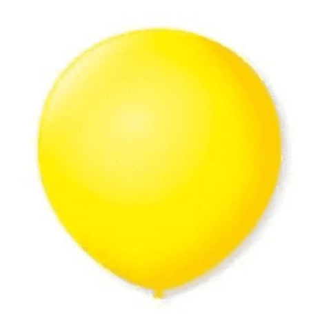 BALÃO 9" CRISTAL BABY AMARELO C/25 UNIDADES - 01 UNIDADE