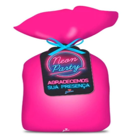 SACOLA PLÁSTICA SURPRESA NEON COM 08 UNIDADES - 01 UNIDADE