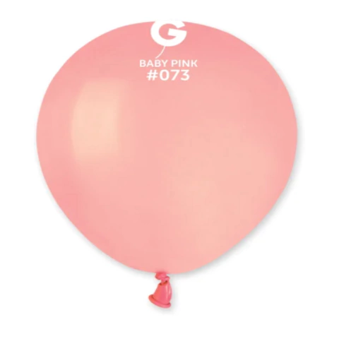 BALÃO GEMAR 5" BABY PINK C/100 UNIDADES - 01 UNIDADE