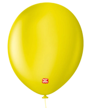 BALÃO 11pol. UNIQ AMARELO CÍTRUS COM 25 UNIDADES - 01 UNIDADE