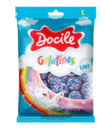 BALA DE GELATINA EM FORMATO DE AMORAS UNICÓRNIO 80g - 01 UNIDADE