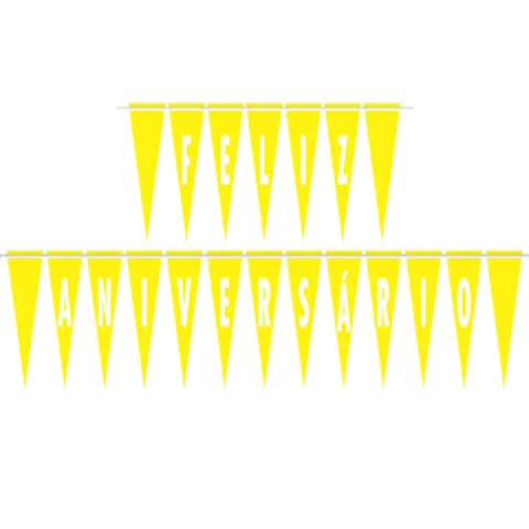 FAIXA FELIZ ANIV AMARELO