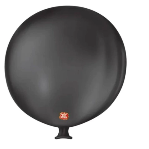 BALÃO SUPER GIGANTE PRETO EBANO - 01 UNIDADE
