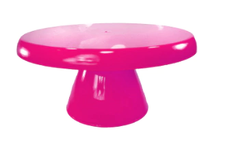 BOLEIRA CAKE SLIM 22X11CM PINK NEON - 01 UNIDADE