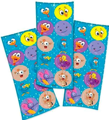 ADESIVO GALINHA PINTADINHA 2018 CONTÉM 30 UNIDADES - 01 UNIDADE