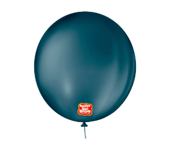BALÃO 9 LISO AZUL PETROLEO COM 50 UNIDADES - 01 UNIDADE