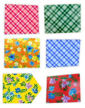 APLIQUE DECORATIVO RETALHO 2 ARRAIÁ 06 un. - 01 UNIDADE