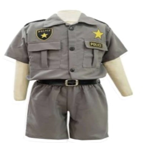 FANTASIA POLICIAL COM BERMUDA TAMANHO 10 - 01 UNIDADE