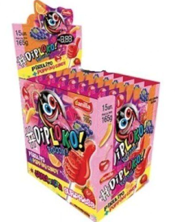 DIP LOKO! BOOOM! SABOR SALADA DE FRUTA 165g - 01 UNIDADE