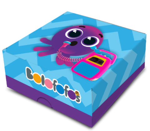 CAIXA 4 DOCES BOLOFOFOS - 01 UNIDADE