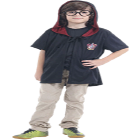 FANTASIA HARRY POTTER VERÃO INFANTIL TAMANHO G - 01 UNIDADE