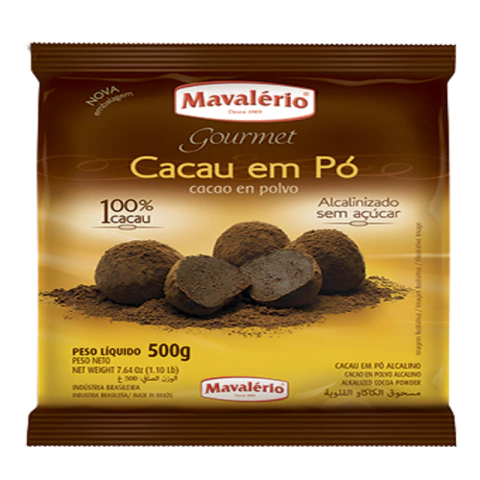 CACAU EM PÓ ALCALINO 500G - 01UNIDADE