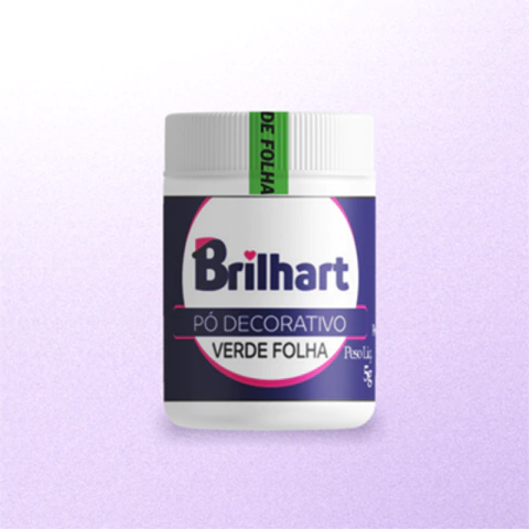 PÓ CINTILANTE VERDE FOLHA 5G - 01 UNIDADE