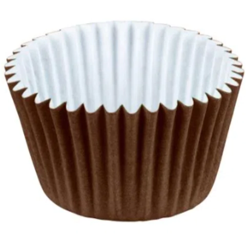 FORMINHA NUMERO 3 PAPEL COLORS MARROM 100 un.